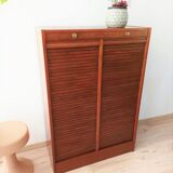 Double curtain binder