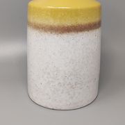 1970s Vase in Ceramic by F.lli Brambilla. Made in Italy