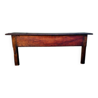 Authentic old solid wood bench