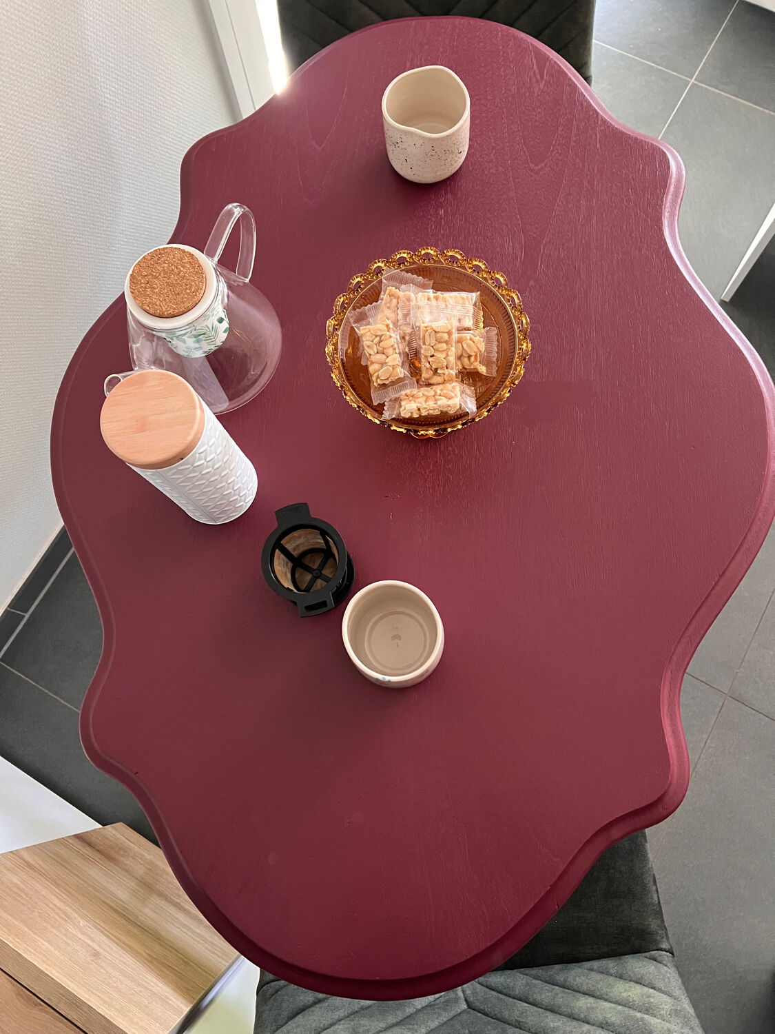 Table d’appoint rénovée