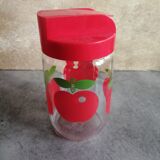 Pot sprinkle Henkel, glass, apple decoration