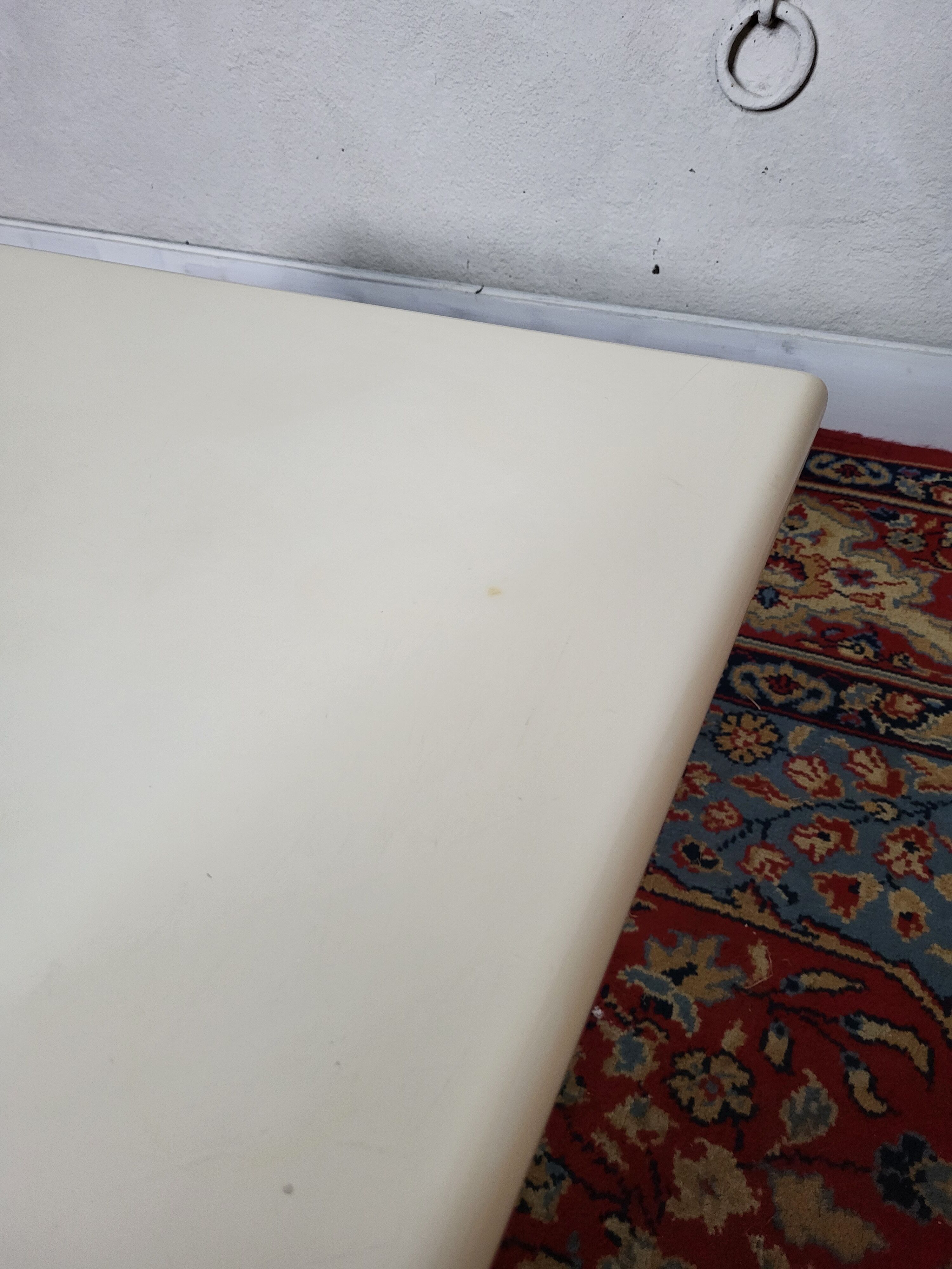 Lacquered wood coffee table