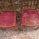 Paire de chaise Louis XVl