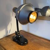 Sollux metal and Bakelite lamp. Industrial