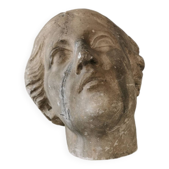 Antique plaster, Niobe face circa 1900