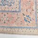 Tapis persan classique antique 57s rose blush bleu 10x13, 293x388 cm
