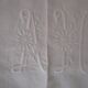 Old embroidered sheet, monogrammed: 310x225cm
