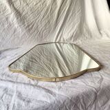 Ancien miroir forme libre