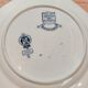 Three flat plates made of ironstone - English earthenware