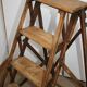 Old library stepladder (vintage of the 50s/60s