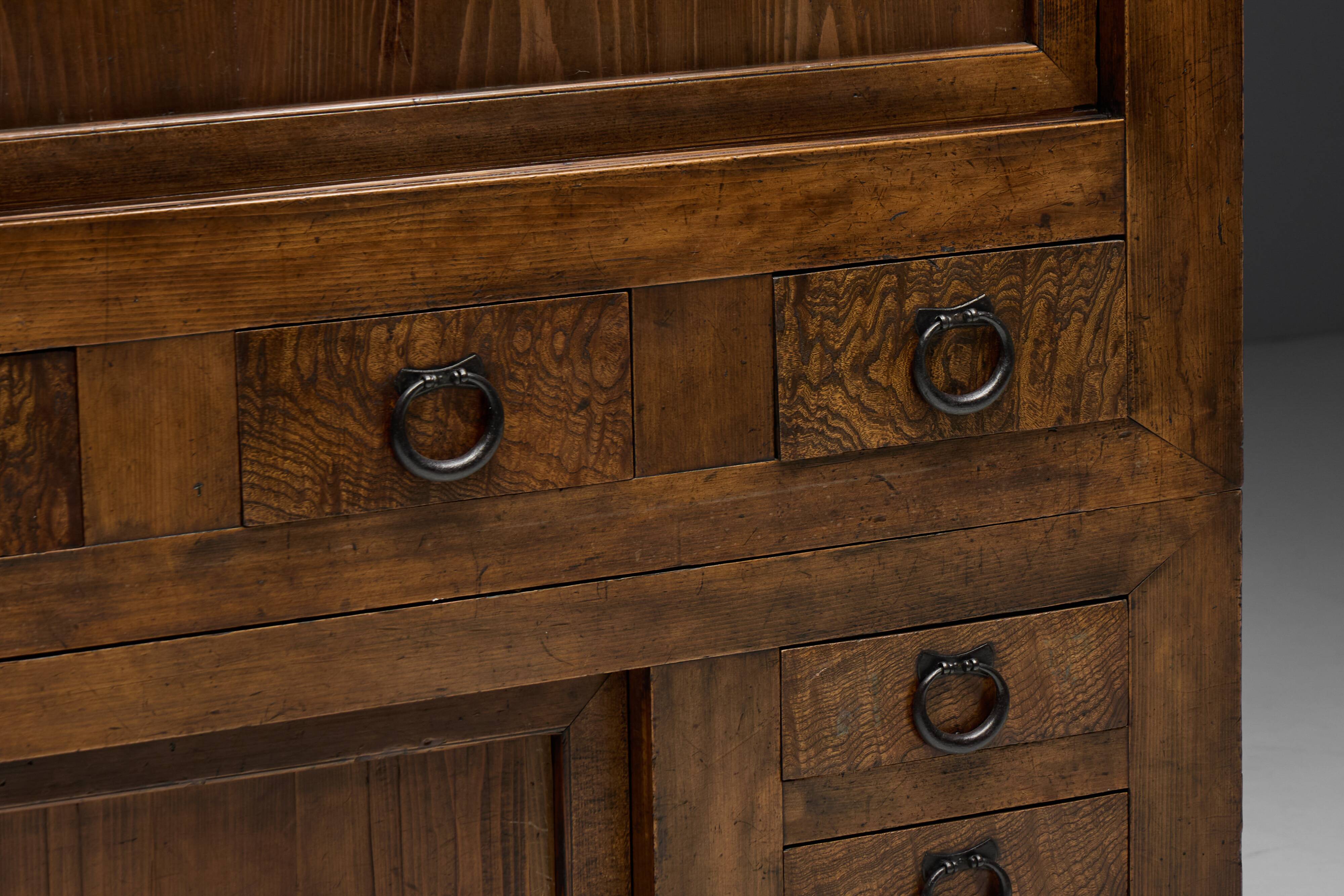 Cabinet japonais Mizuya Tansu, Japon, XIXe siècle