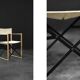 Vintage Mid-Century Scandinavian Modern Beech Safari Director's Chairs