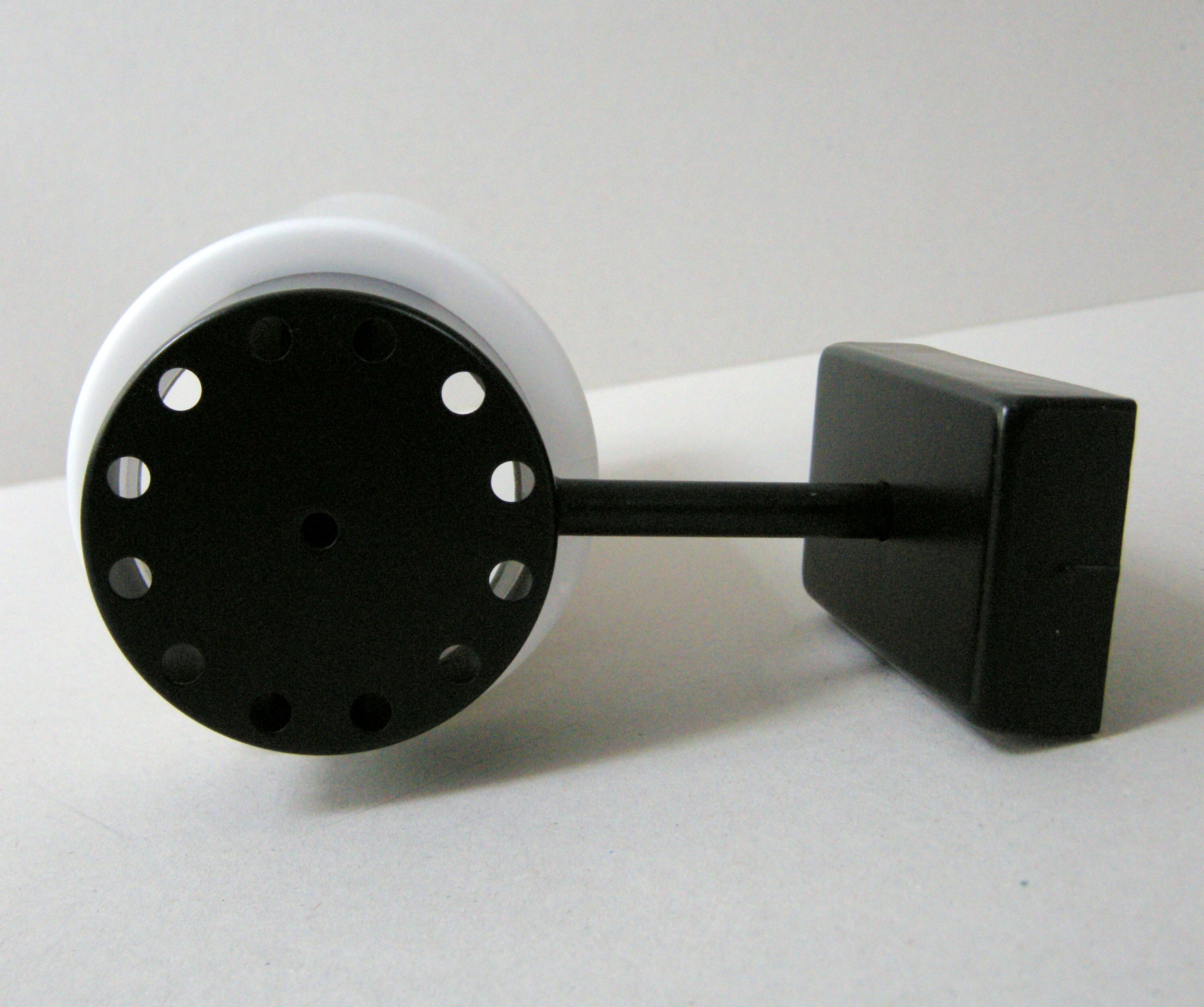 Applique vintage 1950 métal & verre