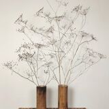 Duo vases bambou