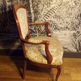 Louis XV style convertible armchair