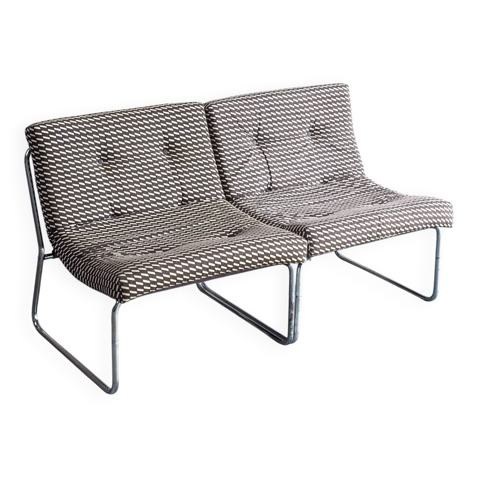 Mid-century modular lounge chairs