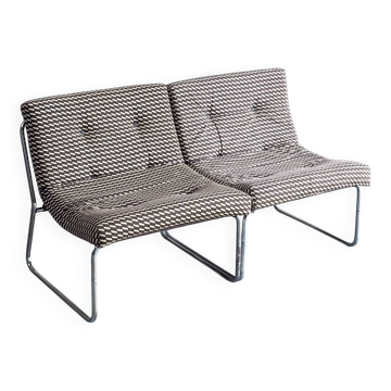 Mid-century modular lounge chairs