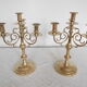 Brass chandelier 4 burners 3 branches