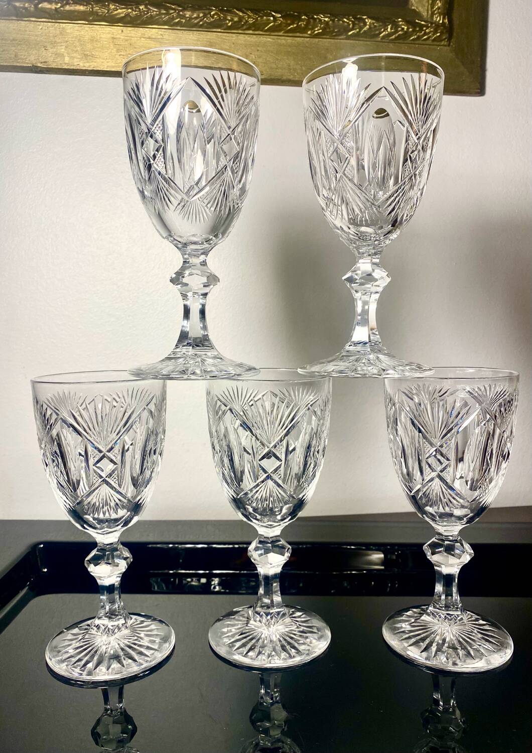 Verre à eau Le Creusot  / Voneche 19eme ciecle