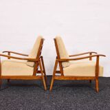 Paire de fauteuils vintage – Attribués à Károly Nagy, Hongrie, années 1940