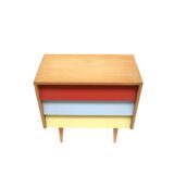 Vintage small chest of drawers in the style of Jiří Jiroutek, made in the 1970s