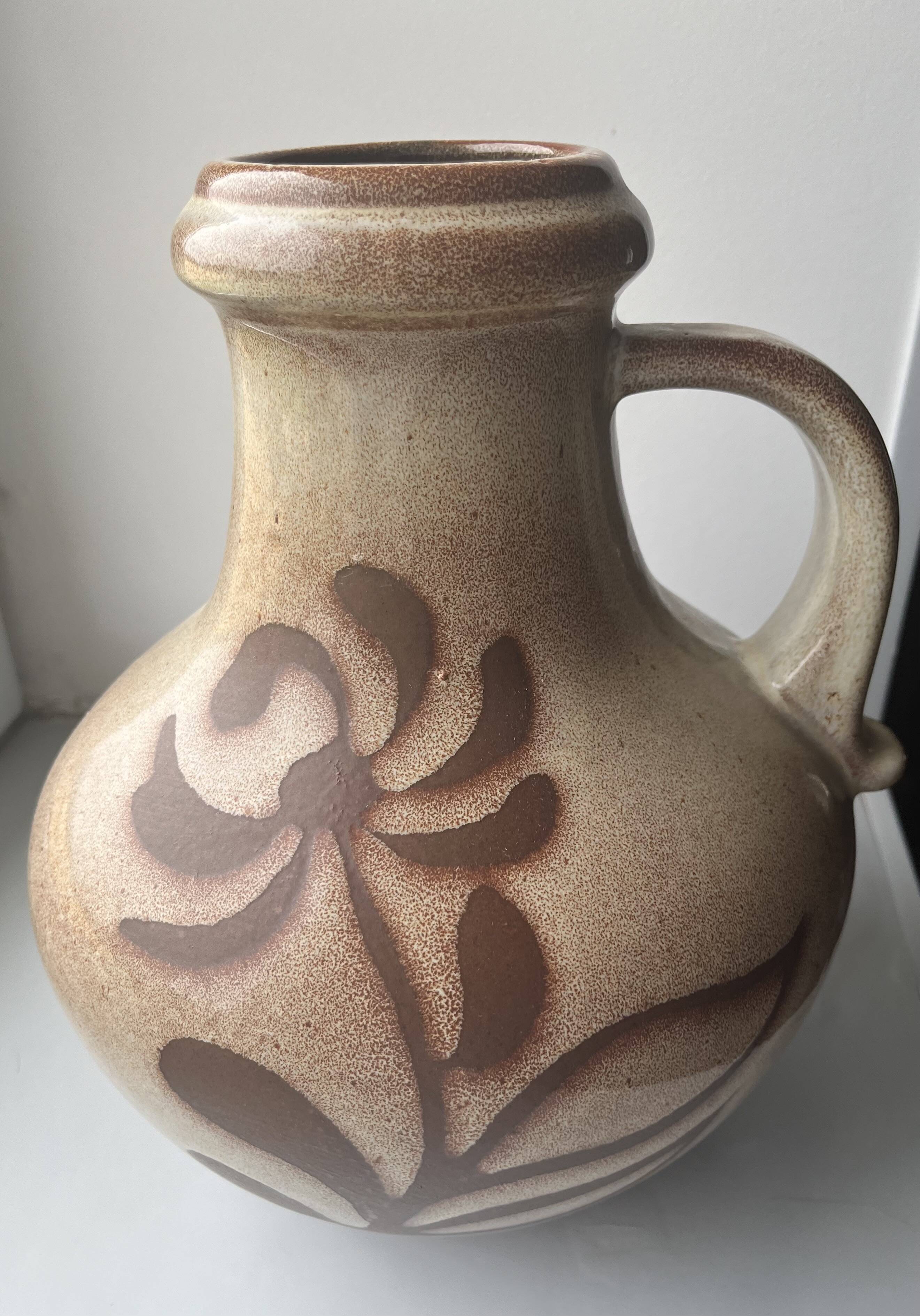 Vintage Scheurich Keramik vase from the 1970s