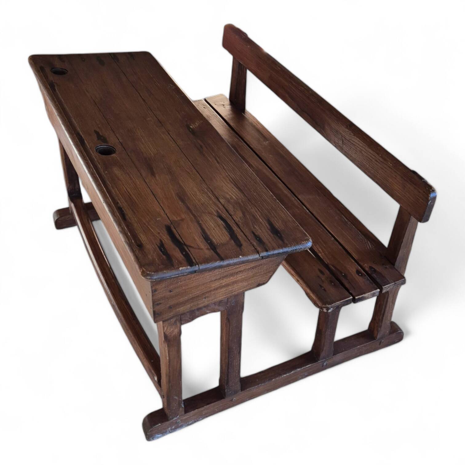 Two-seater school desk