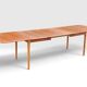 Extendable vintage Lübke table with 4 Lübke teak chairs