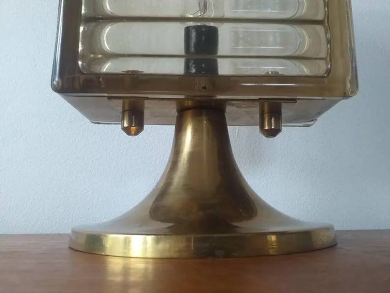 Lampe de table mid-century rare, années 1960