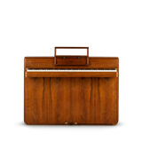 Danish mid-century modern hardwood pianette Bij Louis Zwicki, 1960s