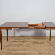 Table à manger extensible en teck et palissandre des années 1960, Danemark.