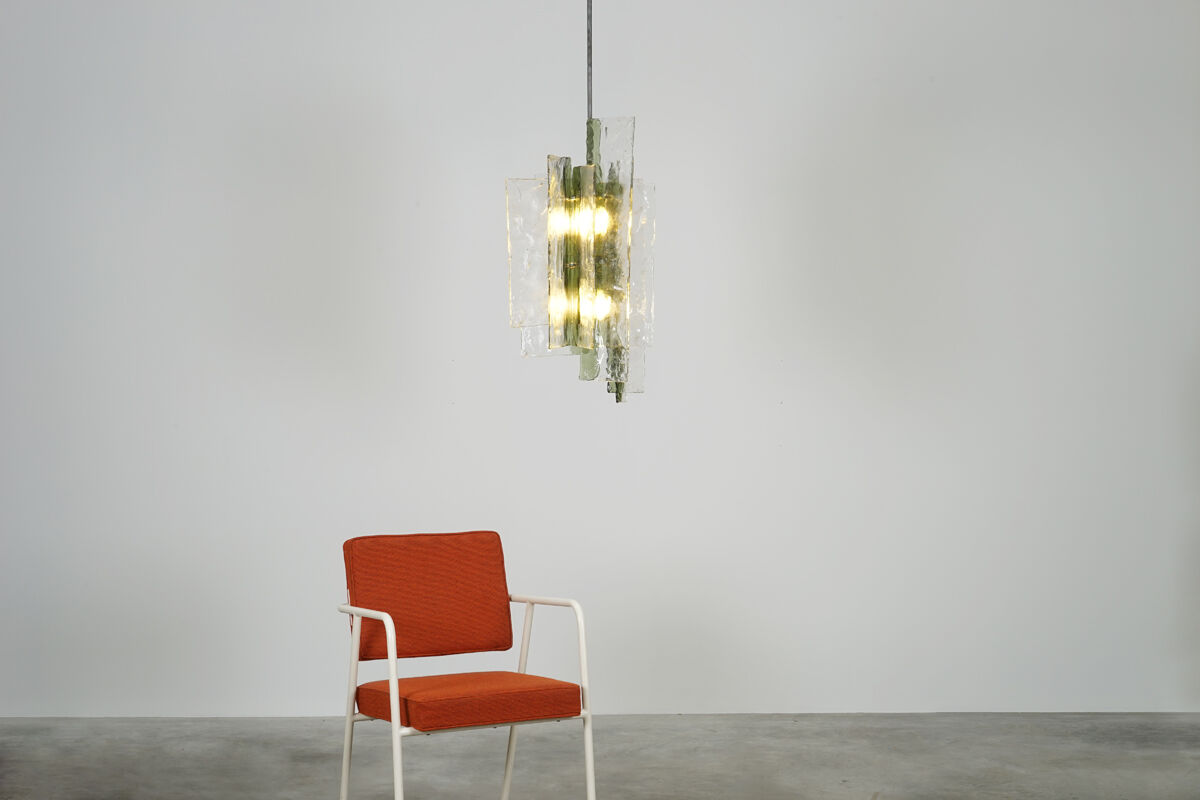 Suspension LS199 by Carlo Nason for Mazzega circa 1960