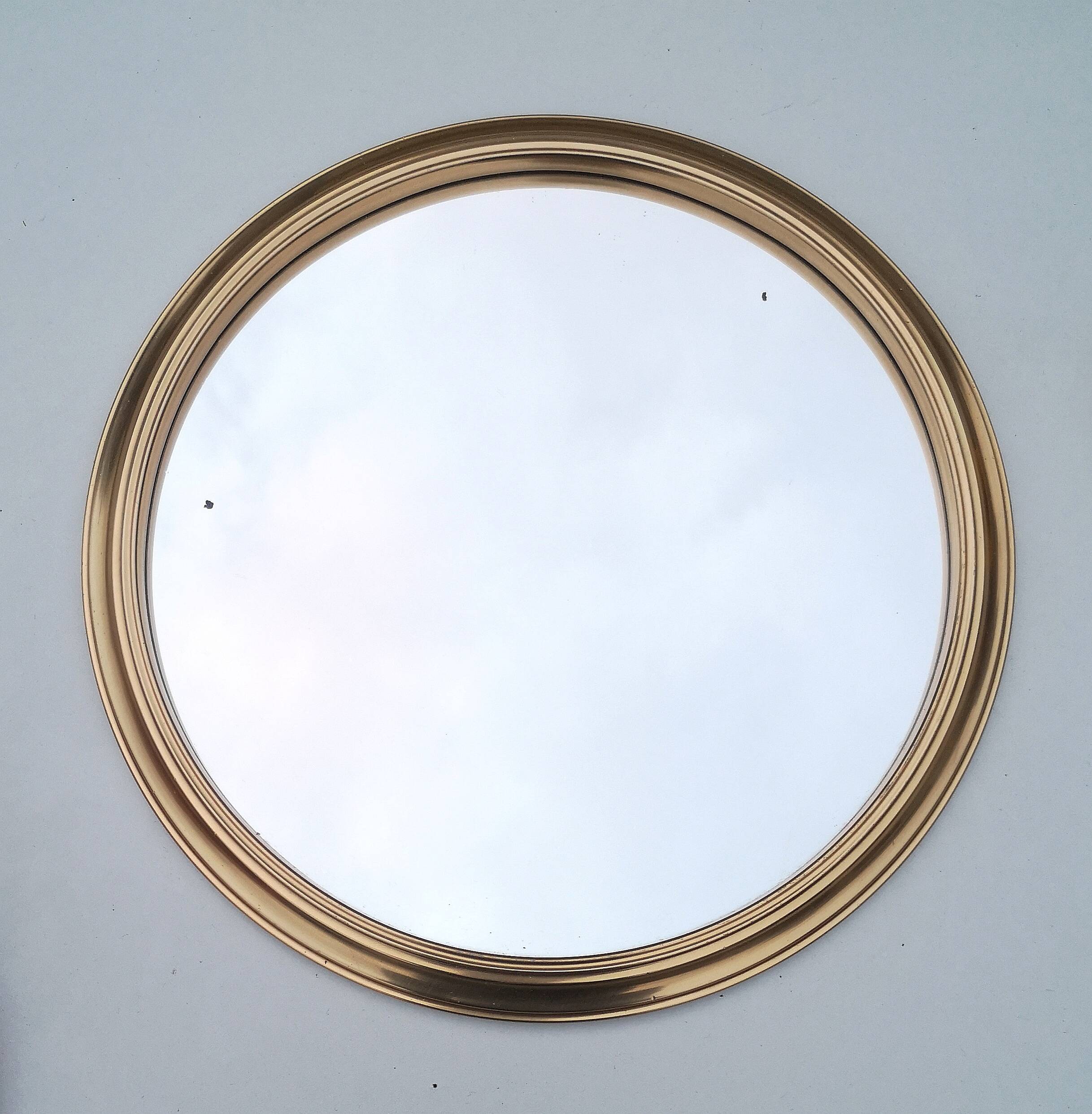 Round mirror tray from the 50s