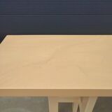 Cream resin console by Jean Claude Dresse, Belgium, 1970