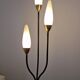Vintage tripod floor lamp Maison Lunel 1950