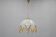Lampe à suspension en verre de Murano des années 1970