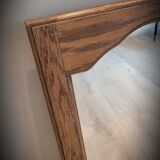 Mirror wood mustache 55x73