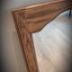 Mirror wood mustache 55x73