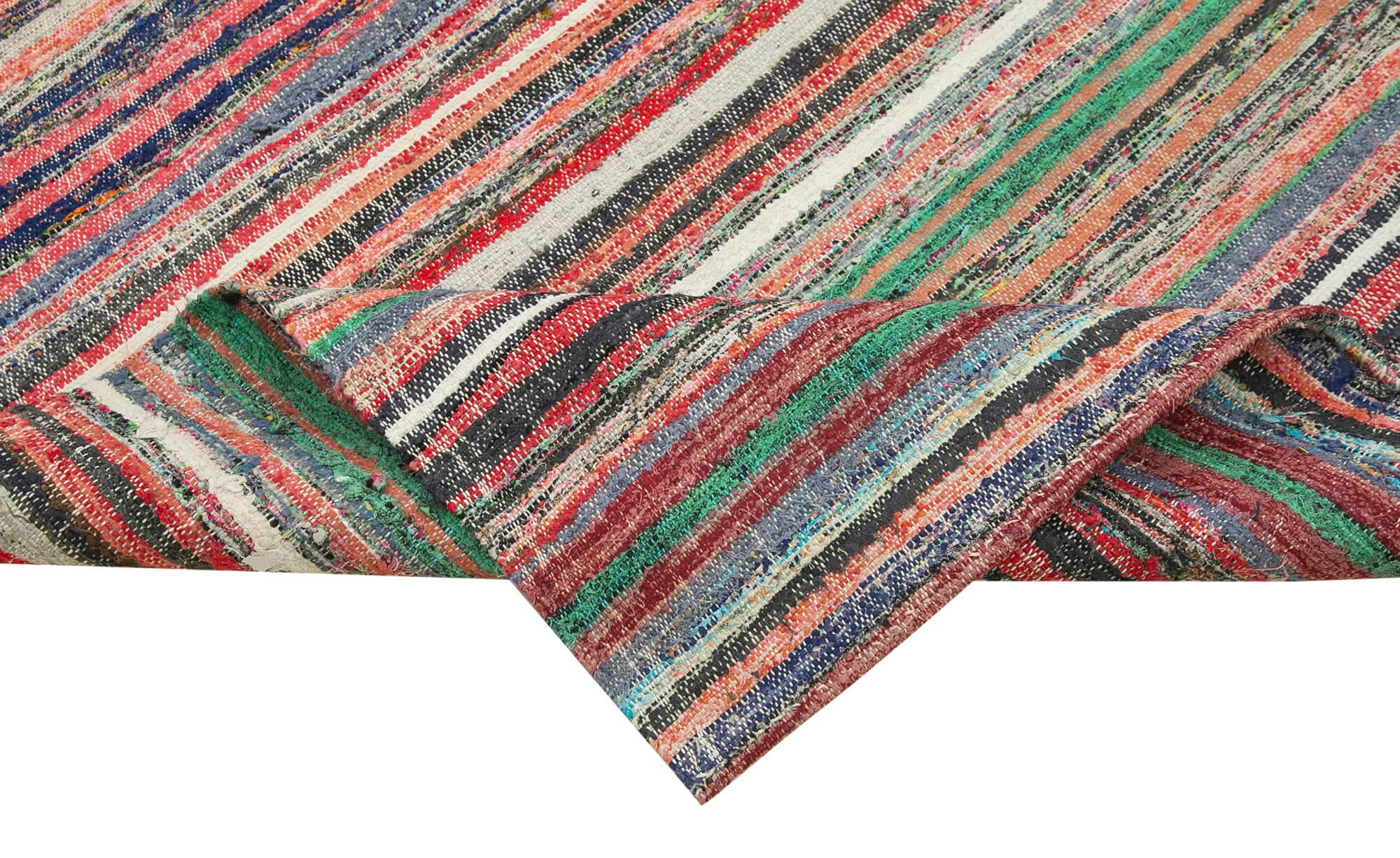 Turkish Handmade Vintage Anatolian Kilim 115 cm x 350 cm
