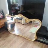 Old gilded wood mirror  123x79cm