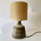 Ceramic lamp, 2m fabric cable, fabric lampshade