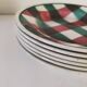 Set of 6 deep plates Faïencerie Nouvelle Givors 1950s