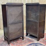 Pair of English oak chiffoniers from the 1930s