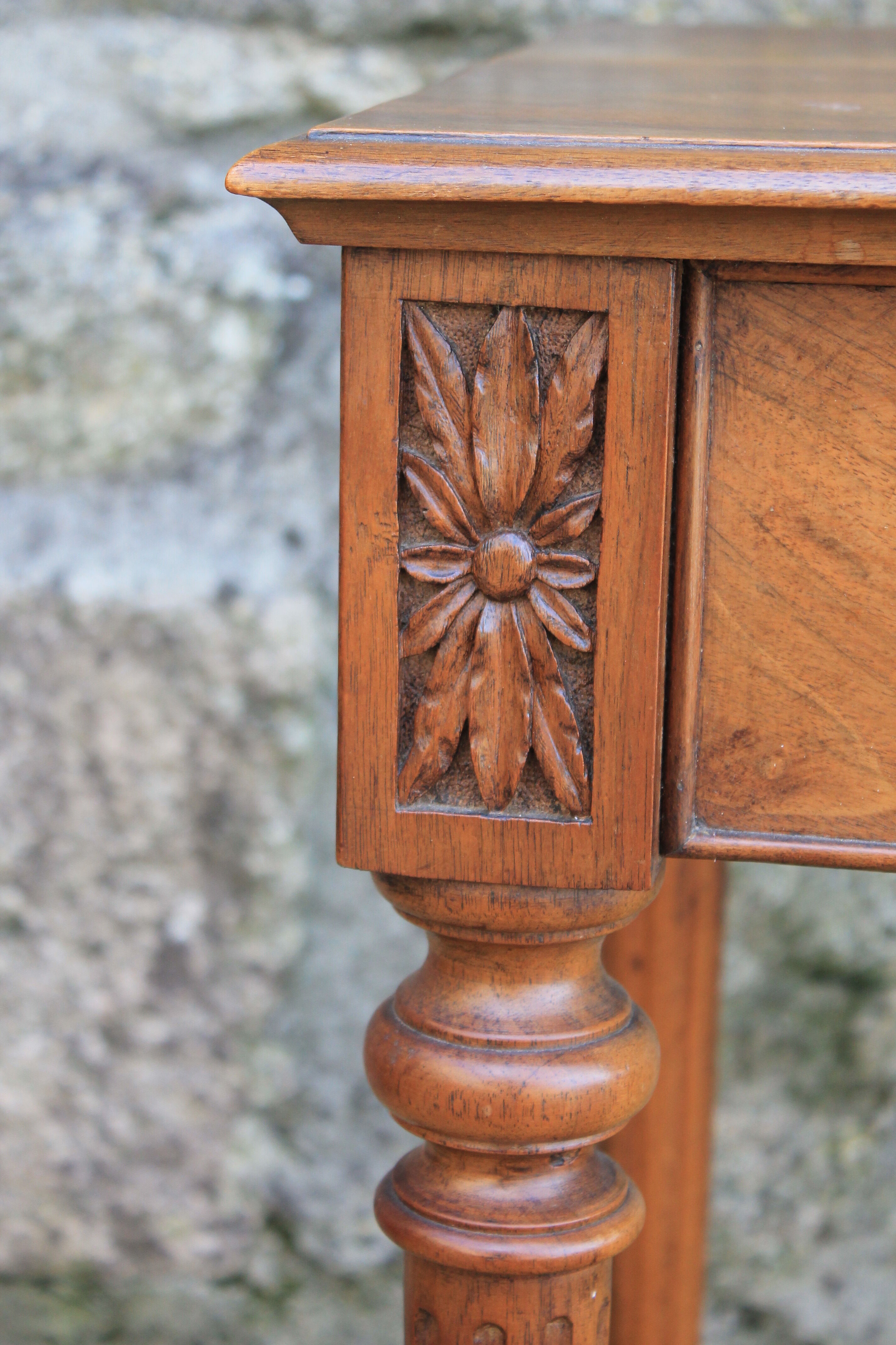 Walnut writing table