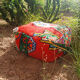 Moroccan carpet pouf 60x60x27cm
