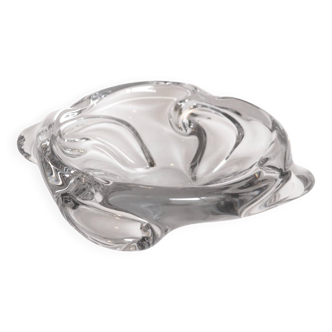 Empty crystal pocket ashtray