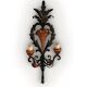 Large Florentine wall light by Salvadori
