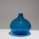 Blue glass bubble vase, 1960s