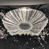 Coupe à fruits en verre transparent « Vagues »