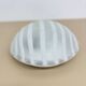 Peil & Putzler glass flush mount / wall lamp 'zebra', 1970s Germany